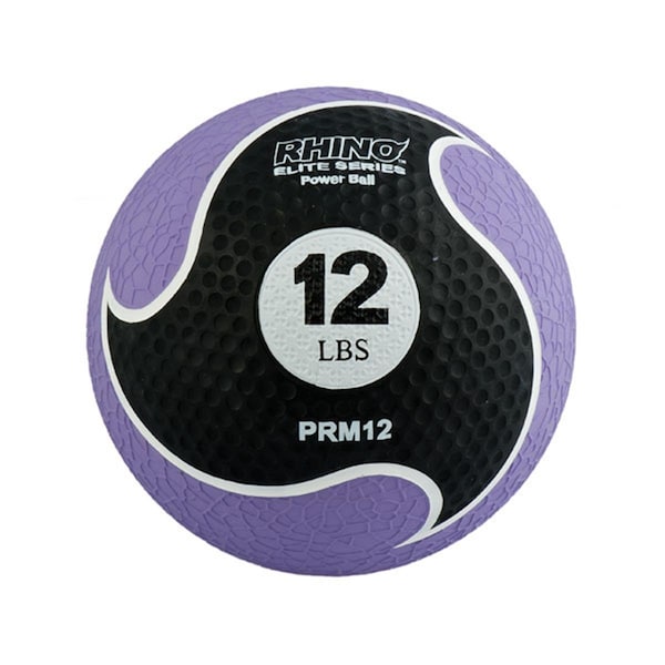 Champion Sports 12 lbs Rhino Elite Medicine Ball, Purple CH56059 - main